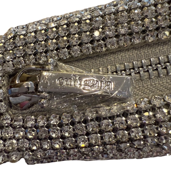 Cult Gaia Women's Lucette Embellished Clutch Bag Clear NWT - Picture 10 of 13